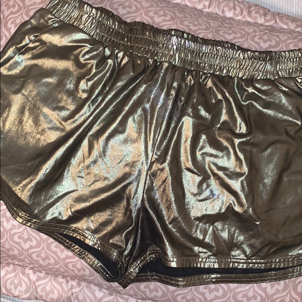 METALLIC SHORTS